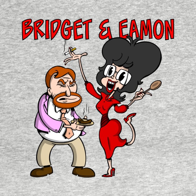 Bridget and Eamon - RTE Irish Television Cartoon Characters by natebramble